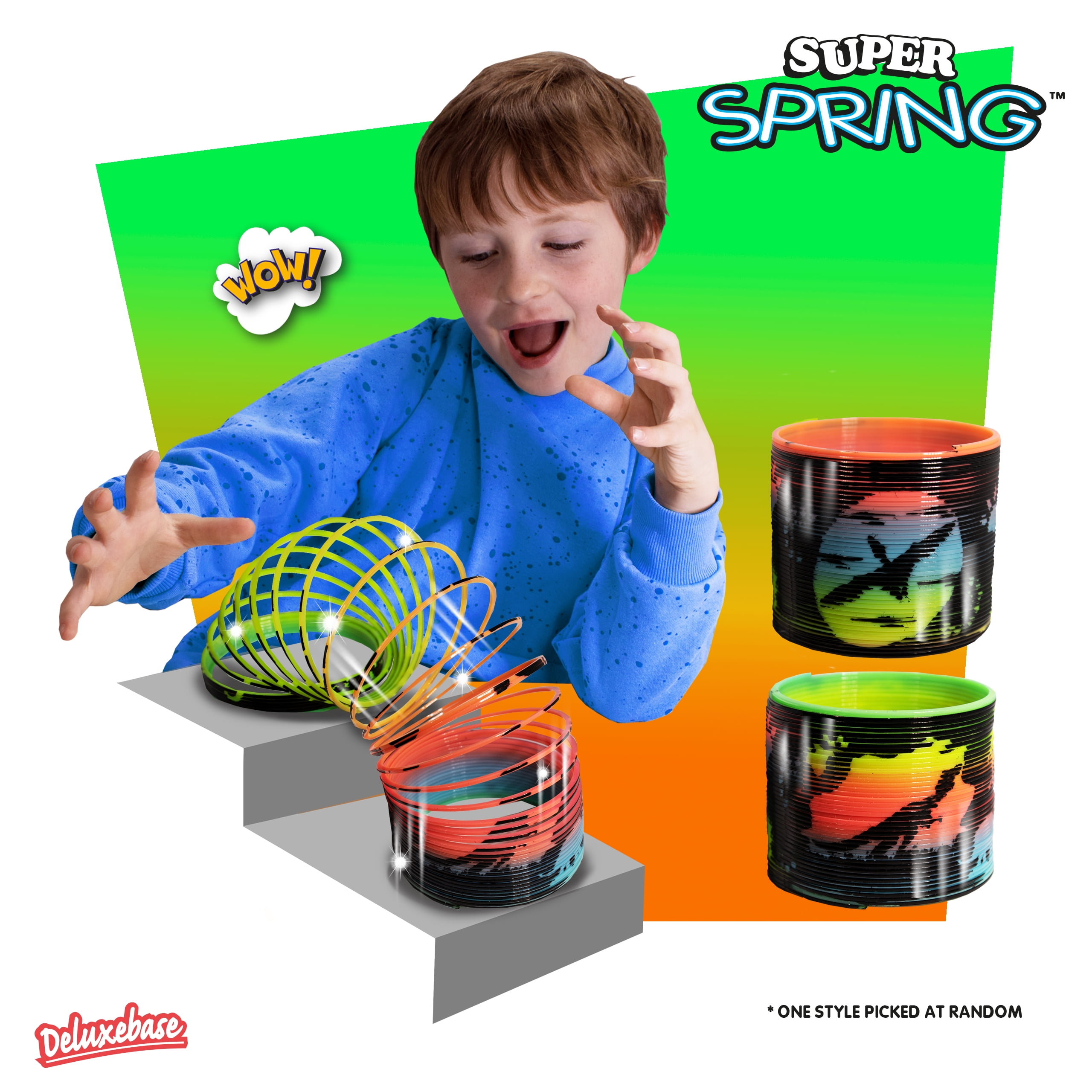 Super Spring - Astro de Deluxebase. Jouet à Ressort Arc-en-Ciel de 6,5