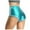 497_Blue, variant on KALE Running Shorts for Women satin smooth high waist slim white edge Home Womens Short Black
