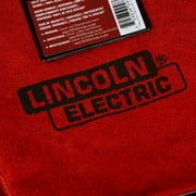 Lincoln Electric Industrial Leather Red and Black Welding Gloves