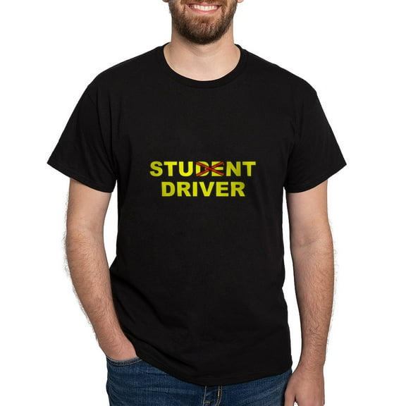 CafePress - Student Stunt Driver Dark T Shirt - Men's Classic Graphic Cotton T-Shirt