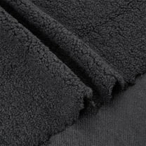 1yard Polyester Granulated Cashmere Fabric Clothes bag Accessories Black 160x0.6cm
