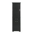 thumbnail image 4 of ALEXLOGER 68.1"/68.4" Tall Bathroom Storage Cabinet with 1 Door and 2 Drawers, Freestanding Linen Cabinet, Wooden Pantry with Adjustable Shelf for Kitchen, Bathroom, Living Room, 4 of 6