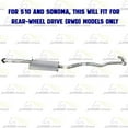 thumbnail image 4 of Stainless Steel Exhaust Kit Fits 1998-2000 Isuzu Hombre 2.2L – Direct Fit, 4 of 6
