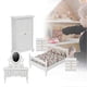 thumbnail image 4 of 5pcs 1/12 Dollhouse Miniature Furniture Wooden Mini Bedroom Set AccessoryBedroom Furniture Set, 4 of 4
