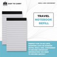 thumbnail image 4 of 10 Pcs Handwriting Line Notebook Mini Pocket Notebook Refill A7 Memo Book Refill with 30 Sheets Line, 4 of 5