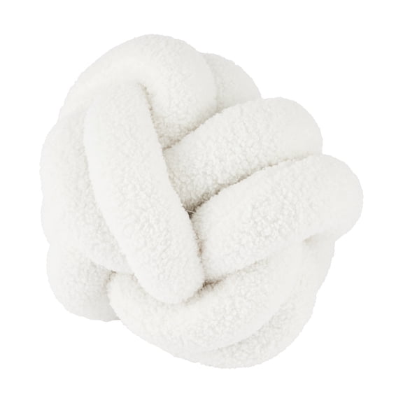 Coussin Anko en Bouclé avec Nœud