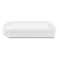 thumbnail image 2 of HON HFMBIN3 Flagship 12.75 in. x 16 in. x 3 in. 1 Section Storage Bins - Translucent White, 2 of 5