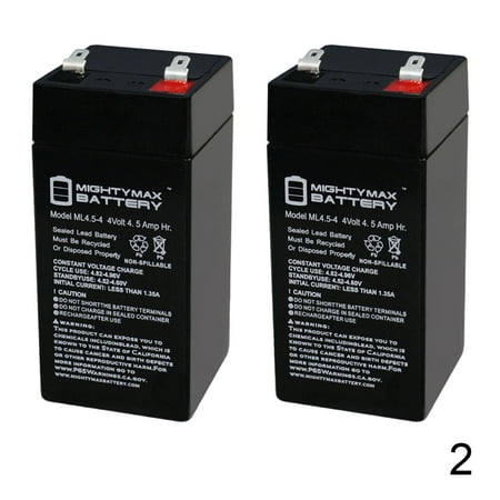 4 Volt 4.5 Ah Sealed Lead Acid Battery for Fi-Shock SS-440 - 2