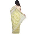 thumbnail image 4 of Woven Design Floral Art Silk Taant Saree - 27857484, 4 of 4