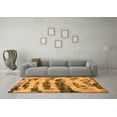 thumbnail image 3 of Ahgly Company Indoor Square Abstract Orange Modern Area Rugs, 8' Square, 3 of 4