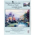 thumbnail image 2 of Thomas Kinkade Lamplight Brooke Embellished Cross Stitch Kit, 16" x 12", 14-Count, 2 of 2