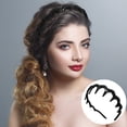 thumbnail image 2 of KOYPTL Valentine's Day Gift for Girlfriend Wife, Cloth-wrapped Wavy Hair With Tooth Comb Textured Hair Hair Hairpin Headdress, Mother's Day Gift for Mother, Birthday Present for Daughter, 2 of 8