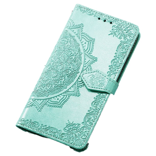 Estuche tipo billetera, estuche con tapa PU de cuero en relieve Ranuras para tarjetas con soporte magnético para iPhone 14 Pro Max Zhivalor CPB-SSW891-5