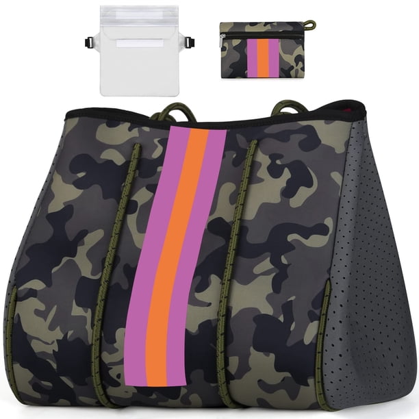 Bolsa Tote de Neopreno IBFUN Mejorada Grande con Bolsillo Interior