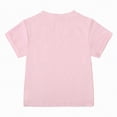 thumbnail image 5 of NIEWTR Boys Short Sleeve T Shirts Kids Summer Crewneck Color Block Tops Fashion Tees（Pink,6-9 Months), 5 of 5