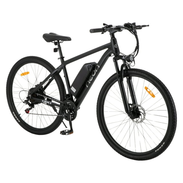 Bicicleta Neon Eléctrica Rodada 29 21 Velocidades Color Negro