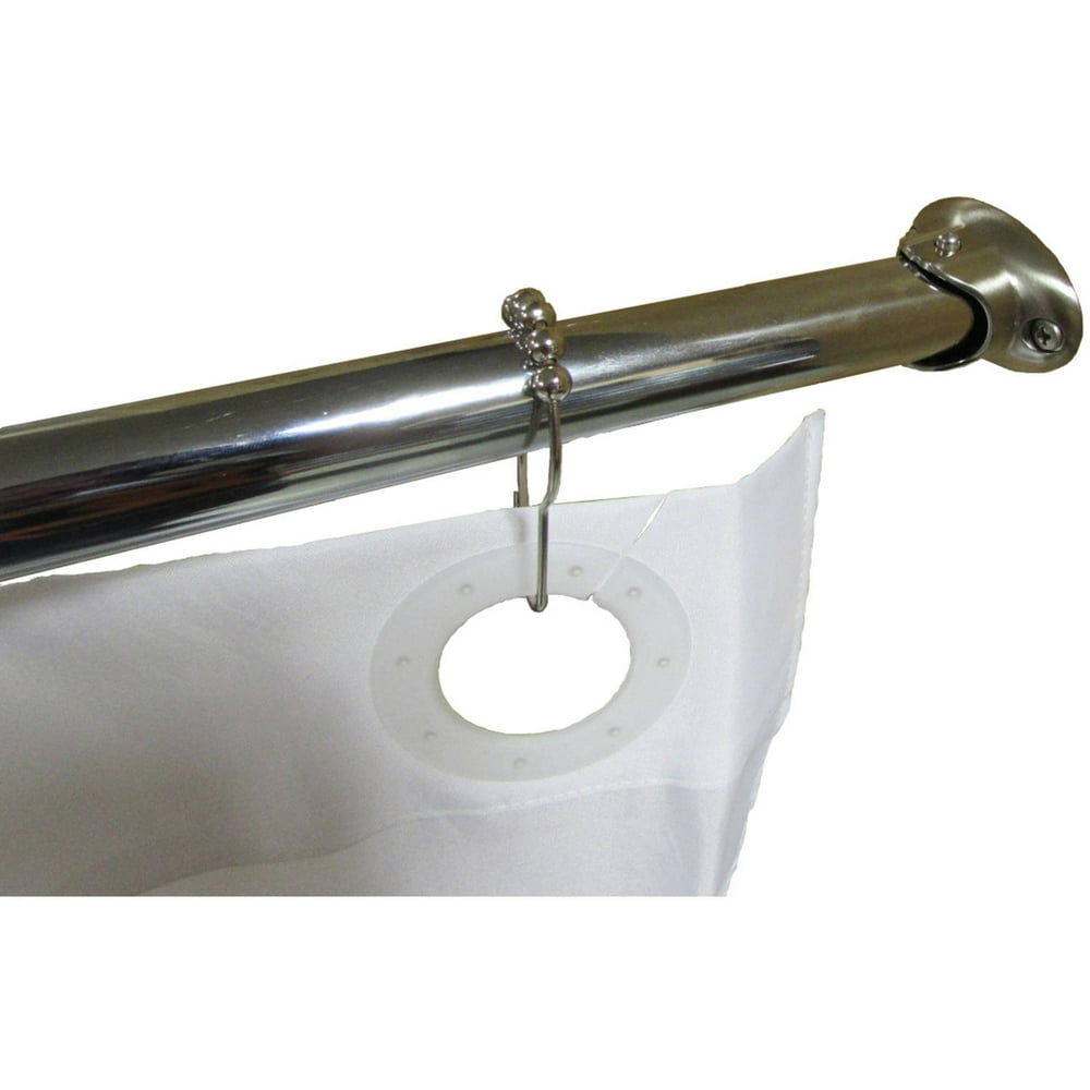 ARISTA Stainless Steel Adjustable Curved Shower Rod, 60" to 72