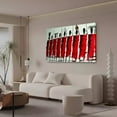 thumbnail image 3 of Massai Africa Warriors Painting Canvas Poster Bedroom Decor Sports Landscape Office Room Decor Gift,Frame-style,08x12inch(20x30cm), 3 of 8