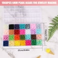 thumbnail image 7 of Austok 1960 Pcs Pearl Beads 28 Colors 6 mm Round Pearl Beads for Jewelry Making Enduring Smooth Pearls Beads Pearl Beads for Bracelets Jewelry Making DIY Crafts, 7 of 7