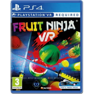 Fruit Ninja VR PS4 Video Game, Classic, Arcade, Zen, and Survival