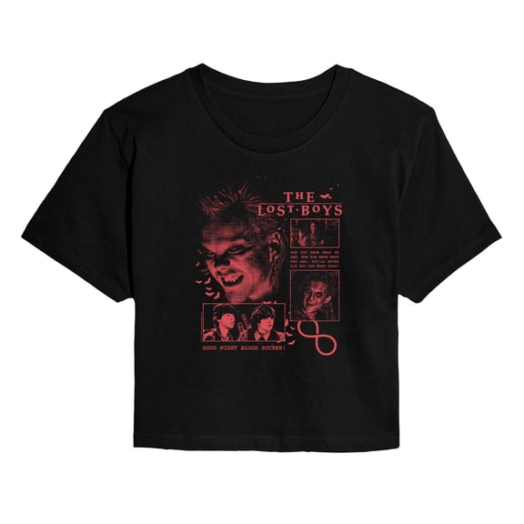 The Lost Boys - Lost Boy Grunge Cropped Graphic T-Shirt