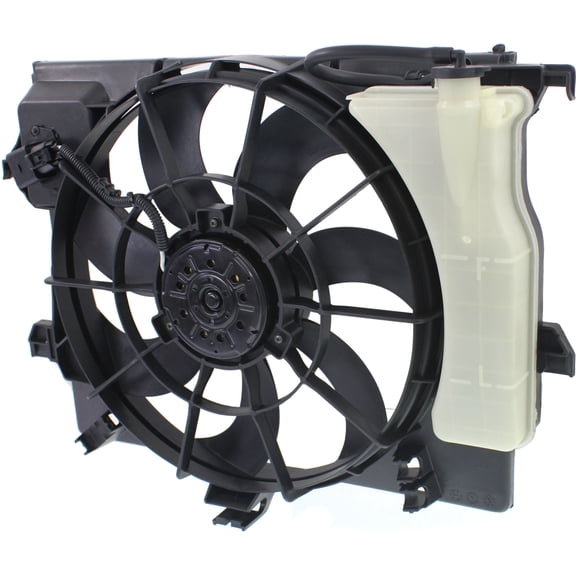 Cooling Fan Assembly Compatible with HYUNDAI ACCENT/VELOSTER 2012-2013 Automatic Transmission