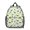 Dinosaur and Leaf-1, variant on Dinosaur and Hill Beige Pattern Backpack for School, Cute School Bag with Adjustable Shoulder Straps and Padded Back, 13.8"x11.4"x6"