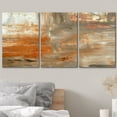 thumbnail image 3 of wall26 Canvas Print Wall Art Set Gray &amp; Orange Paint Smudge Strokes Abstract Shapes Illustrations Modern Art Bohemian Colorful Multicolor Ultra for Living Room, Bedroom, Office - 16"x24&quot, 3 of 7
