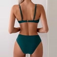 thumbnail image 6 of HUAXUN Swimsuit for Women V Neck Cross Twist Front Swimsuit Bikini Adjustable Spaghetti Straps Bathing Suit 2026 2 Piece Swimsuit for Women, 6 of 6