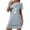 Light Blue, variant on HomeGardon Women's Sleepwear Nightgowns for Women,Fashion Print Medium Length Dress Oversized Short Nightgown Fashion Chest Print Short Sleeve Nightdress,S-XXL