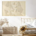 thumbnail image 2 of Large Heavy 3D Woodcut Artwork Wood Wall Art  16x32 inch, 2 of 7