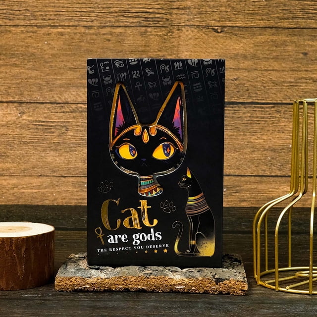 PEONAVET A Notebook Egyptian Cats Portable Notebook Notebook Ledger Records This Student Learning Gift