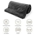 thumbnail image 4 of HLONK Electric Heated  Shawl with Carbon Fiber Fast Heating Throw No Radiation  Grey, 4 of 8