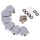 thumbnail image 2 of Metal guitar Instruments tuning Peg Cabeza Reemplazo Botones Perillas Manejar, 2 of 9