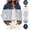*1-Light Blue, variant on Women's Lightweight Open Front Denim Cardigan, Ladies' Ruffle Hem Jean Tunic Top , Contrast Stitching Summer Shrug for Women, Blue , S-3XL