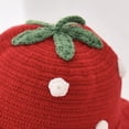 thumbnail image 6 of Children Winter Hats Baby Girls Knitted Hat Crochet Knitted Winter Hat Breathable Warm Hat Kids Knitted Beanie for Baby Boys,1-4 Years,A57-Red, 6 of 7