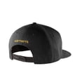 thumbnail image 4 of Gorra de Béisbol Carhartt Firm Duck con Visera Plana para Hombre Negra, 4 of 4