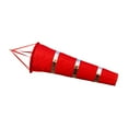 thumbnail image 4 of Airport Windsock Dirección de la dirección del viento Reflexión reflectante Ripstop Aviation Bandera Medición Bolsa de calcetería Calcetín colgante de Rojo, 4 of 8