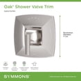 thumbnail image 5 of Symmons 5690TRM Oak Traditional Valve Trim Only - Chrome, 5 of 7