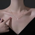 thumbnail image 2 of 18k Gold Plated Heart Choker Necklaces for Women Stainless Steel Simple Cute Love Heart Pendant Necklace Dainty Layered Choker Jewelry, 2 of 6