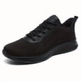 thumbnail image 4 of Men's Lightweight Breathable Sneakers - Low-Top Athletic Running Shoes with Cushioned Sole, Round Toe & Lace-Up Closure, - Casual Wear for Gym,, Everyday - -Terrain (/Solid Colors), 4 of 9