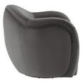 thumbnail image 5 of Swivel Armchair Chair, Gray, Velvet, Living Room Lounge Cafe Lobby Hospitality Restaurant, Modern Contemporary, HB37315, 5 of 9