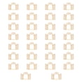 thumbnail image 4 of 30 piezas de puertas de jardín de hadas de madera, decoración de pared para ventanas, sin pintar, madera pintada a mano 67 cm, 4 of 8