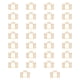 thumbnail image 4 of 30 piezas de puertas de jardín de hadas de madera, decoración de pared para ventanas, sin pintar, madera pintada a mano 67 cm, 4 of 8