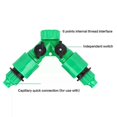 thumbnail image 4 of 2-way Y Type G3 / 4 Garden Water Pipe Outlet Quick Connector With Switch Drip Irrigation System Valve Irrigation Adapter, 4 of 5