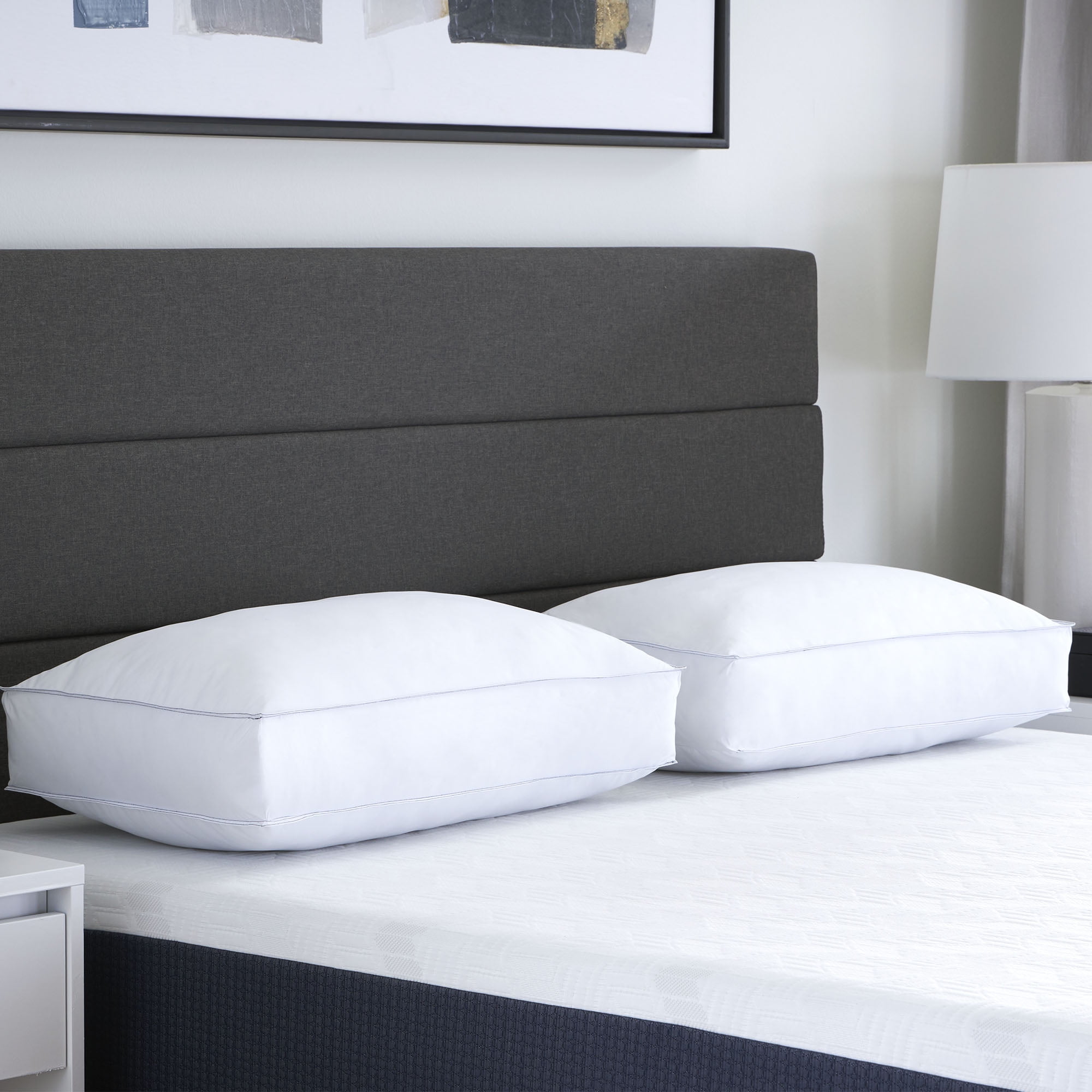 Comfort Tech Down Alternative Plush Side Sleeper Pillow, Standard/Queen