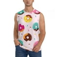 thumbnail image 1 of Balery Donut Camisetas sin mangas para hombre, absorbe la humedad y protege contra el mal olor.-Large, 1 of 7