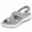 Gray, variant on OAVQHLG3B Women's Sandals on Ladies Air Cushion Adjustable Arch Support Mid-Heel Casual Sandals And Slippers