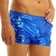 thumbnail image 5 of Bóxer metálico brillante para hombre, suspensorio para fiesta en discoteca, bañador, ropa de discoteca, bañador deportivo para hombre, 5 of 5