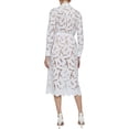 thumbnail image 2 of L’AGENCE womens  Emilio Midi Shirtdress, XL, White, 2 of 3